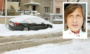 Ilie Năstase are BMW ul  îngropat în nămeţi jpeg