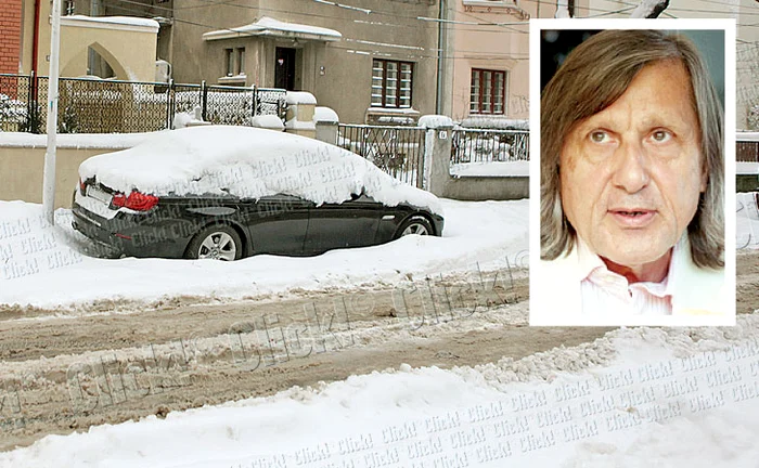 Ilie Năstase are BMW-ul îngropat în nămeţi