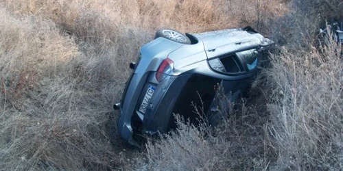 Autoturismul de lux a fost distrus în proporţie de 70%