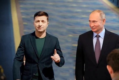 zelenski putin FOTO Azvision.az