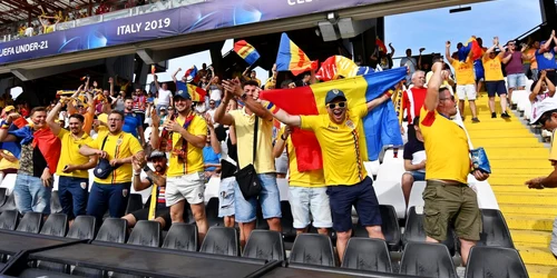 EURO 2019 Anglia U21 - România fani U21 FOTO EPA-EFE