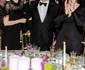 Prințesa Charlene în rochie Jenny Packham și Prințul Albert de Monaco, alături de Monica Bellucci.