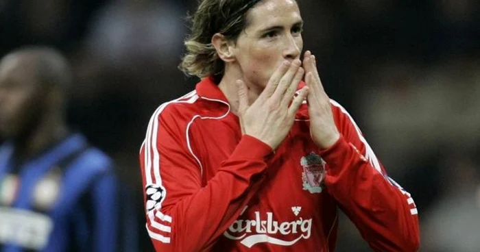 Fernando Torres, jucător la Liverpool