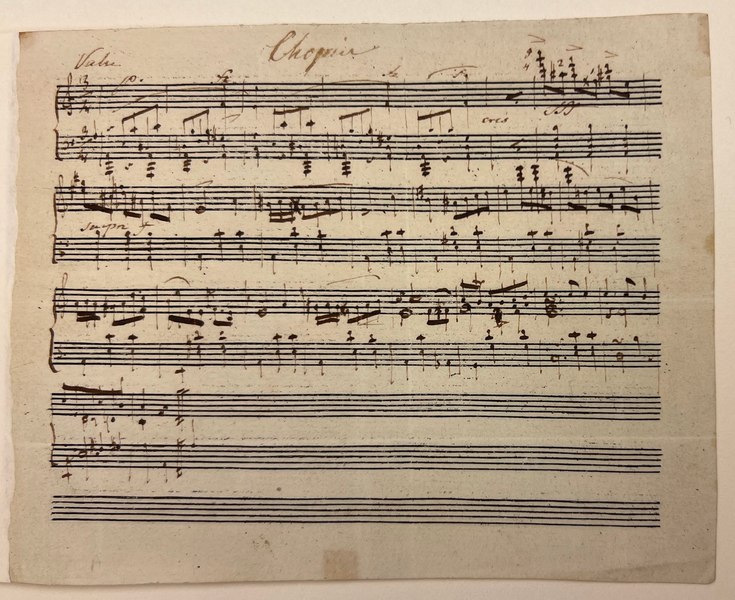 Valsul necunoscut al lui Chopin, găsit în seiful unei biblioteci muzeale după aproape 200 de ani