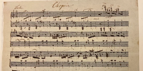 Vasul pierdut și regăsit după 200 de ani al lui Frederic Chopin Sursă Morgan Library & Museum