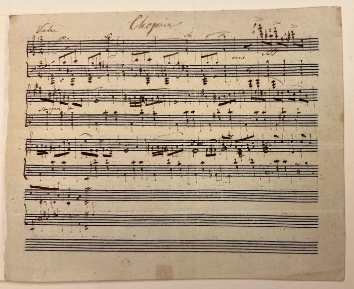 Vasul pierdut și regăsit după 200 de ani al lui Frederic Chopin Sursă Morgan Library & Museum