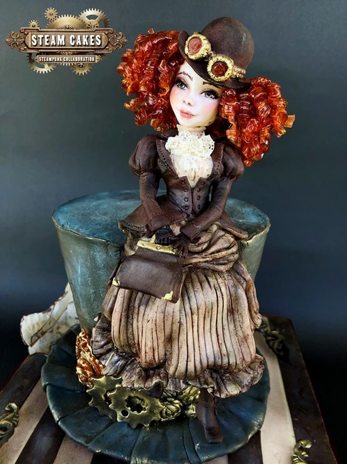 tort cu figurine steampunk jpg jpeg