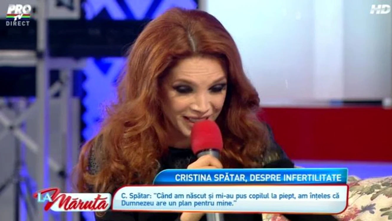 Cristina Spătar, cu ochii în lacrimi
