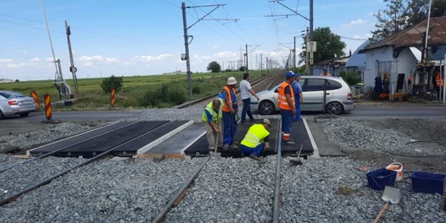 calarasi lucrarile la calea ferata de la drajna foto SRCF Constanta