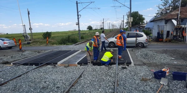 calarasi lucrarile la calea ferata de la drajna foto SRCF Constanta