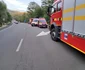 Accident la Merișor. Foto: ISU Hunedoara 