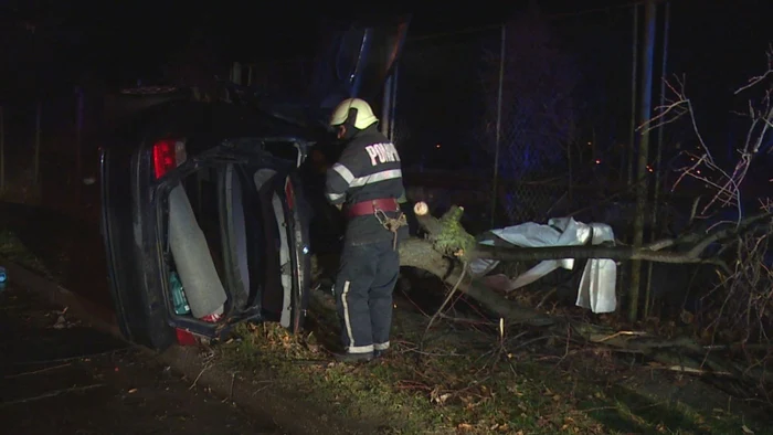 Accidentul s-a produs in aceasta dimineata, in jurul orei 05.30. Foto arhiva Adevarul