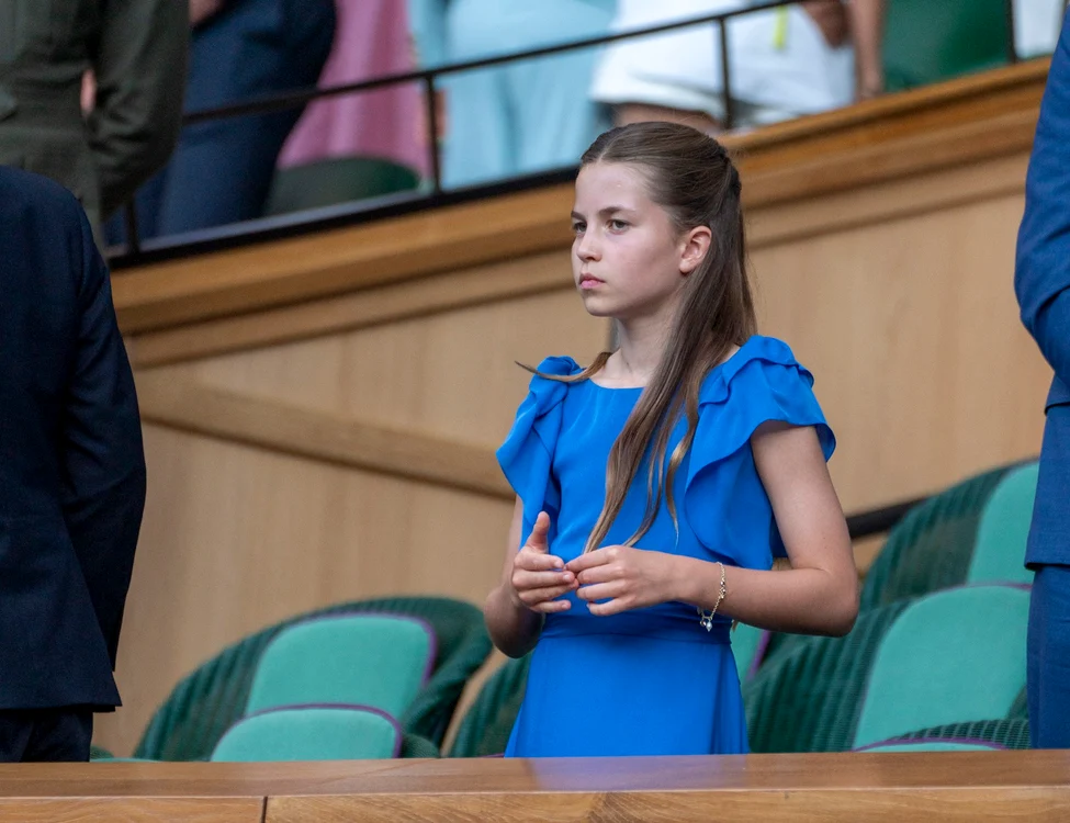 Prinţesa Charlotte a atras privirile jurnaliştilor la Wimbledon. FOTO: Profimedia