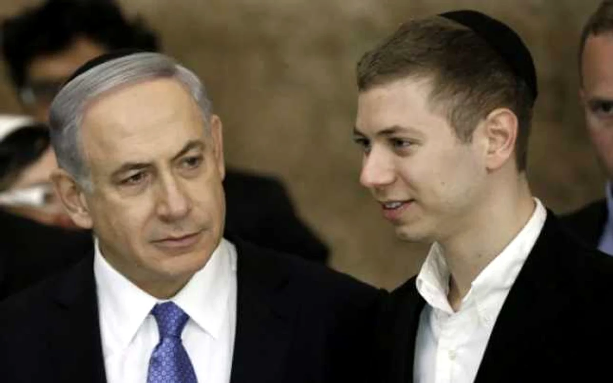 Benjamin Netanyahu ;i fiul s[u Yair
