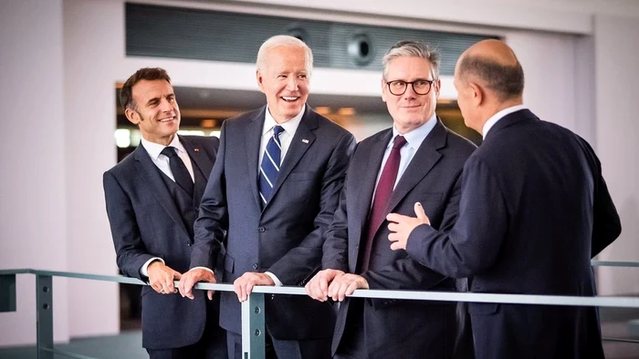 Liderii Franței, SUA, Marea Britanie și Germania s-au întâlnit la Berlin FOTO: X