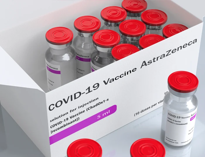 Fiole de vaccin anti-COVID de la AstraZeneca Foto Shutterstock