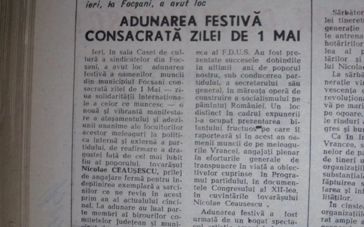 1 mai
