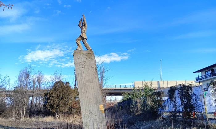 Statuia lui Vasile Roaită din Parcul CFR FOTO MA (6) jpg