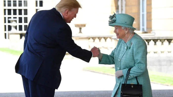 Donald Trump și Regina Elisabeta s-au întâlnit în anul 2019 Sursă foto: Gettyimages