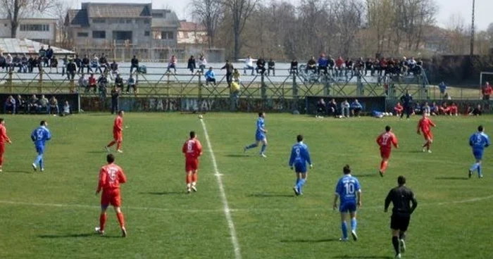 Imagine de la un meci din tur al Metalosport Galați