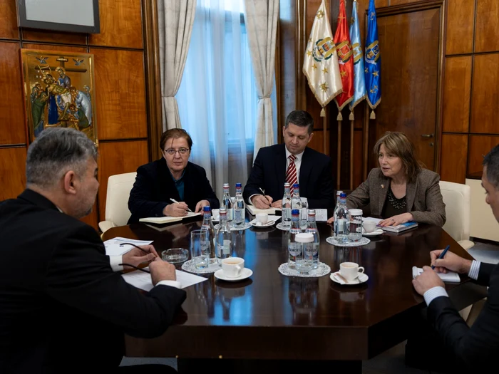 Ciolacu a discutat astăzi cu ambasadorul SUA, E.S. Kathleen Kavalec/FOTO: Facebook