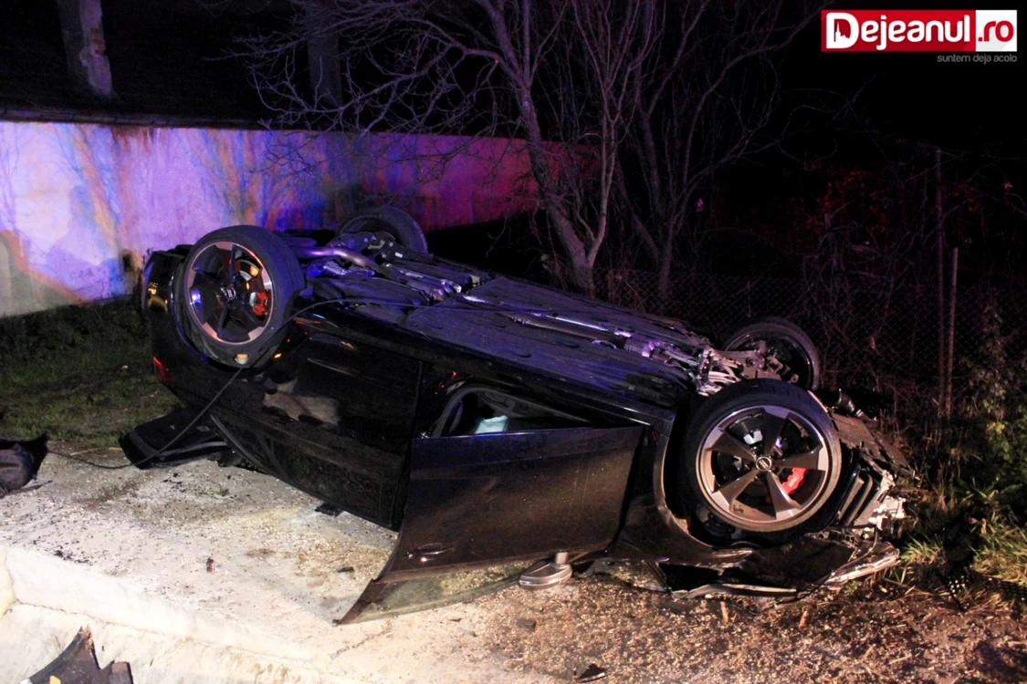 Fiul lui Silviu Prigoană a avut un accident la Cluj. FOTO: Dejeanul.ro