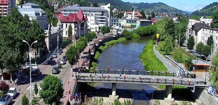 Imagine din oraşul Vatra Dornei FOTO Cristi Danileţ