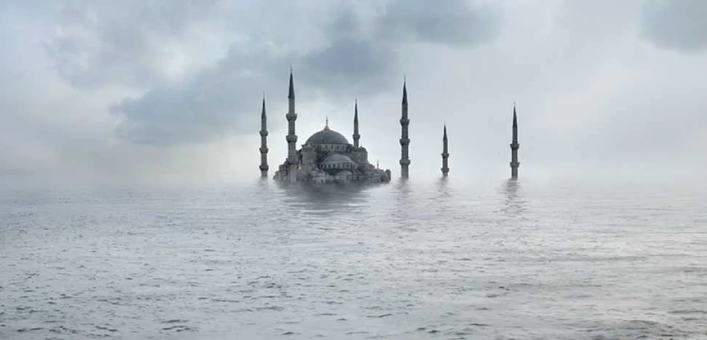Hagia Sofia sub ape FOTO Francois Ronsiaux