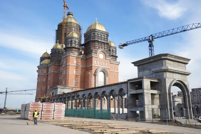Lucrările la Catedrala Mântuirii Neamului vor mai dura patru aniFoto: basilica.ro