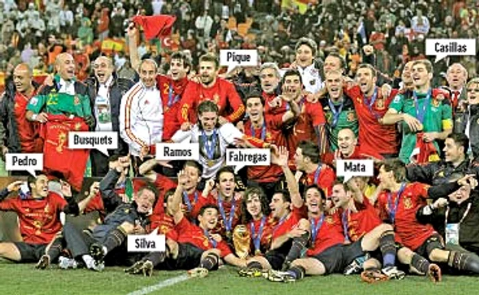
    Spania a luat  prima Cupă  Mondială din  istorie în 2010Foto: AP  
