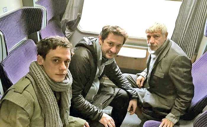 Gheorghe Visu va lucra din nou cu regizorul Iura Luncașu (mijloc)