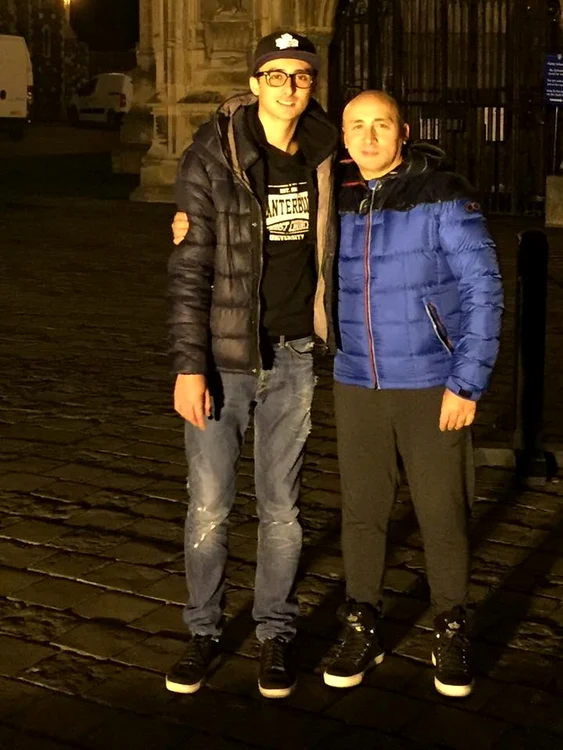 Marcel Pavel si Sasha Pavel in Canterbury jpeg