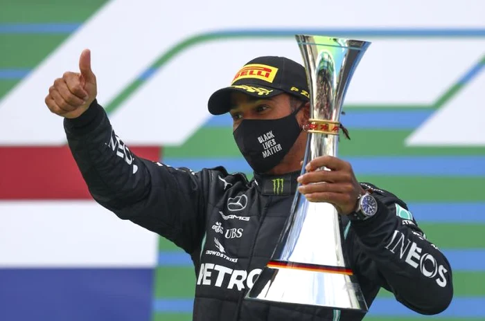 
    Lewis Hamilton a egalat recordul victoriilor deținut de Michael SchumacherFOTO: EPA  