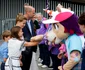Prințesa Kate, Prințul William, Prințesa Charlotte, Prințul George și Prințul Louis la Jocurile Commonwealth. FOTO: Getty Images