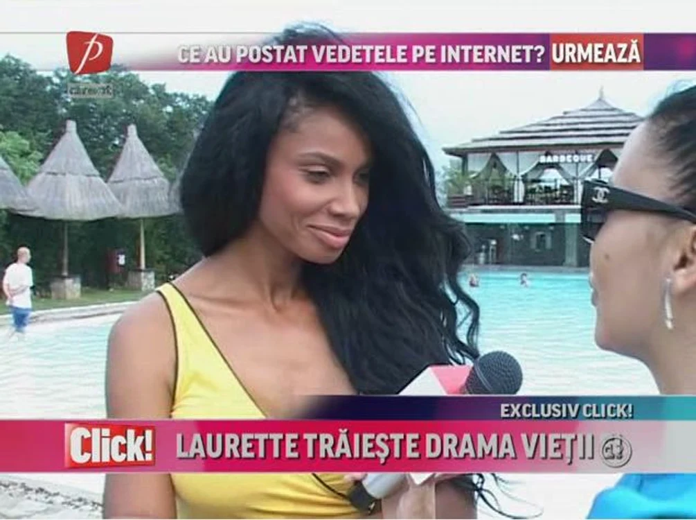 Laurette a vorbit pentru emisiunea Click! de la Prima Tv