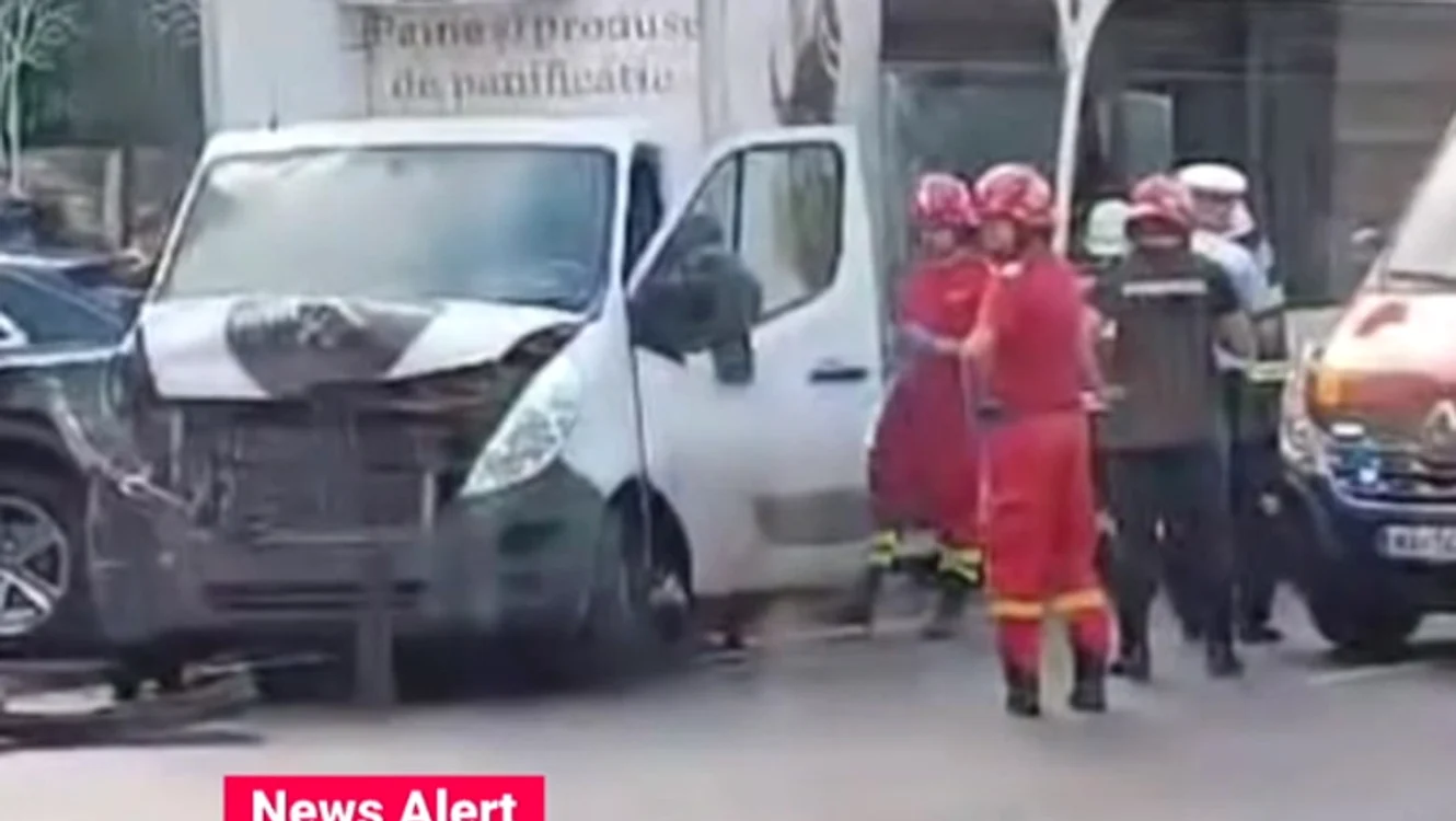 Accident rutier grav în Capitală. Foto: Digi 24.