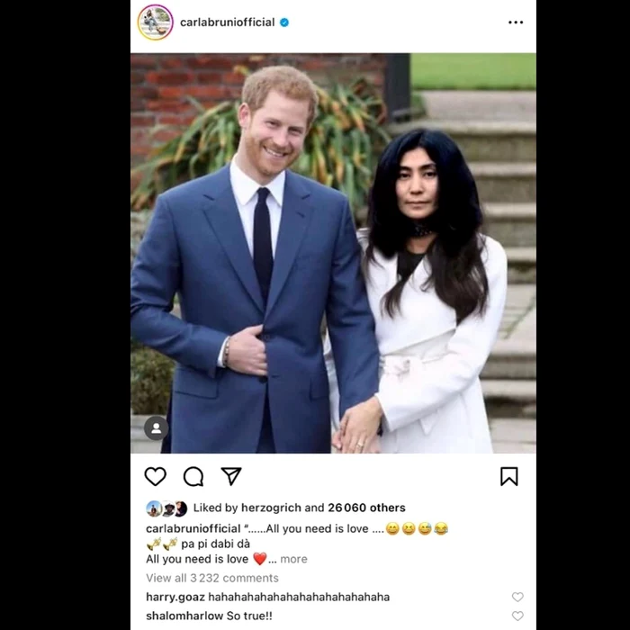 Carla Bruni a comparat o pe Meghan Markle cu Yoko Ono (2) jpg
