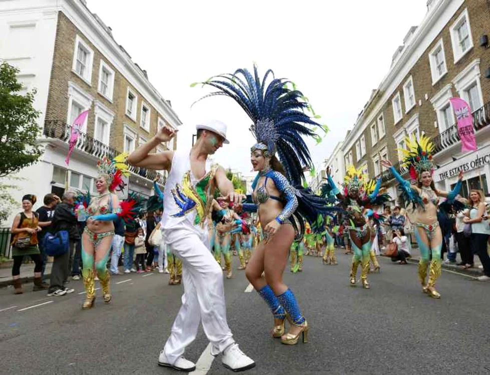 Carnavalul Notting Hill din Londra, ediţia 2012. (Foto: Reuters)