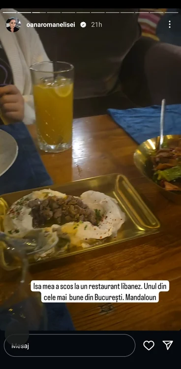 Oana și Isabela, împreună la restaurant / foto: Instagram
