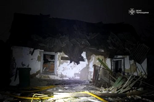 Rusia atacă cu drone regiunea Cerkasî FOTO: X/ @Naumov_Andrii