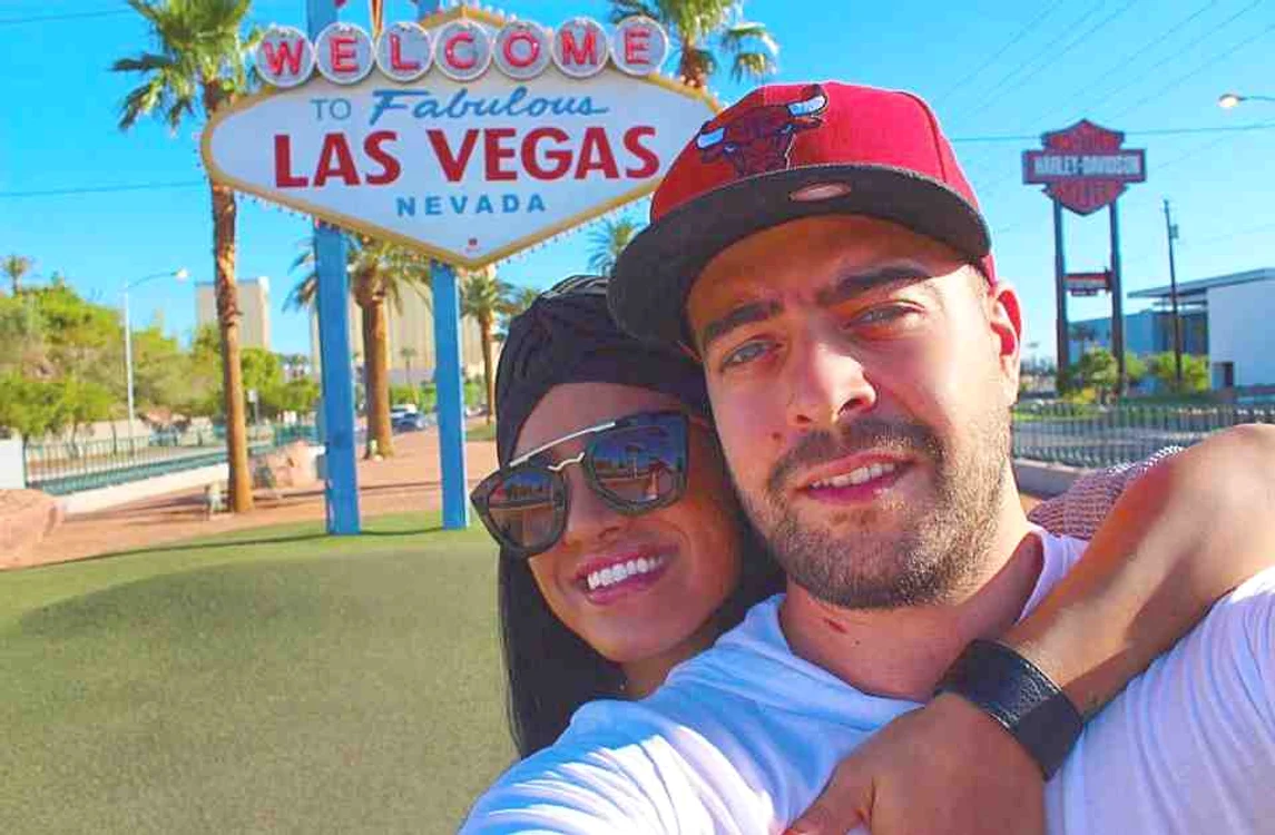 
    Adelina Pestriţu şi Speak au "fugit" vara aceasta în Las VegasFoto: arhiva personală  