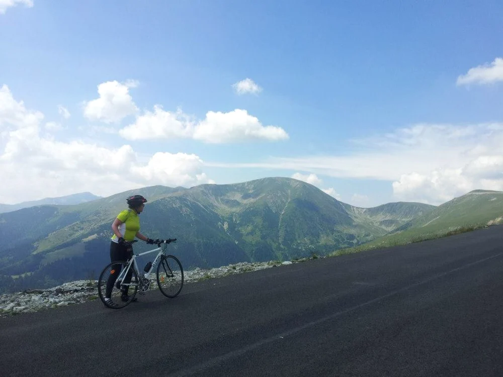 transalpina pe bicicleta alexandra baranga
