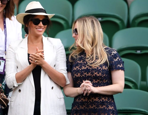 Meghan Markle a fost prezentă la meciul Serenei WilliamsFoto: Getty