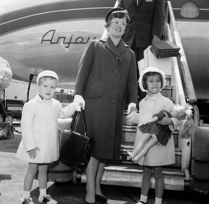 Albert și Caroline de Monaco când erau mici GettyImages 1447735554 jpg