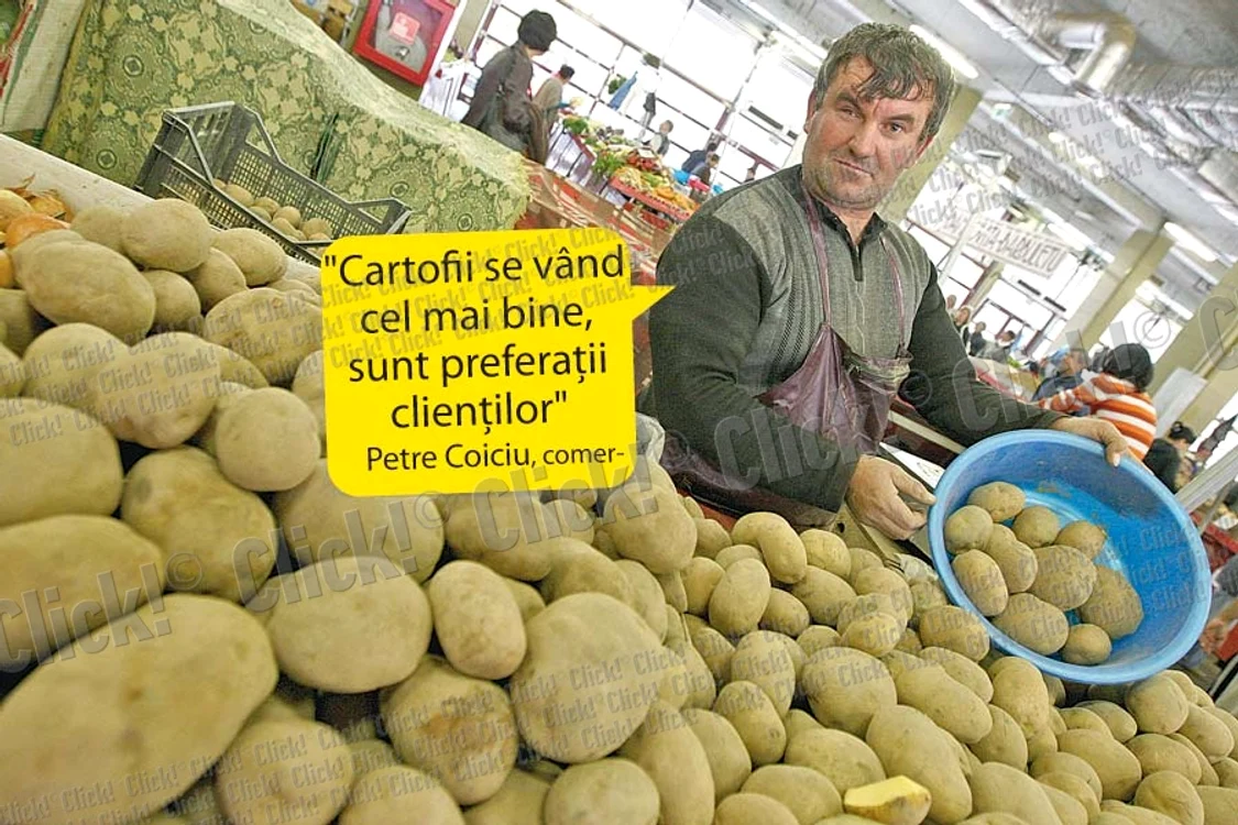 
    Un român consumă anual,  în medie, 200 kg de pâine  şi 98 kg de cartofi  