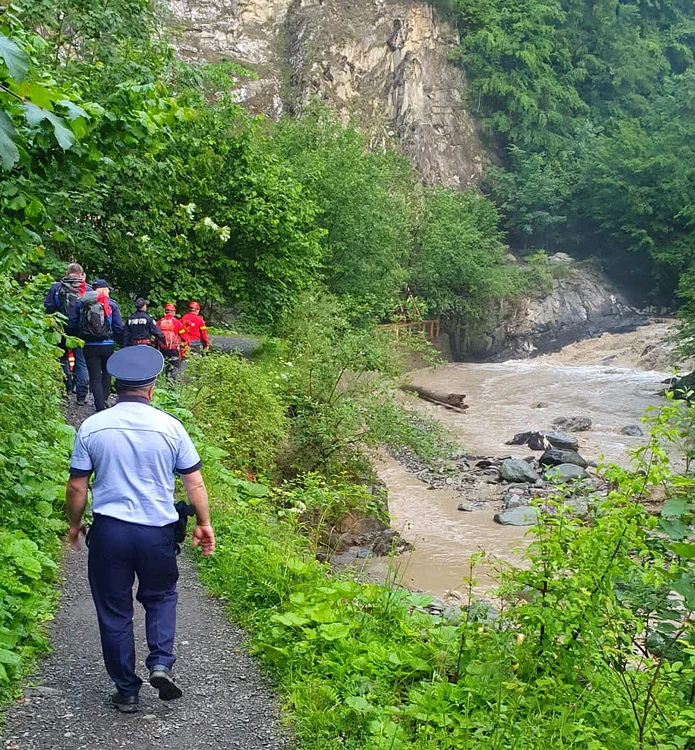 Echipe mixte au căutat toată noaptea în rezervație