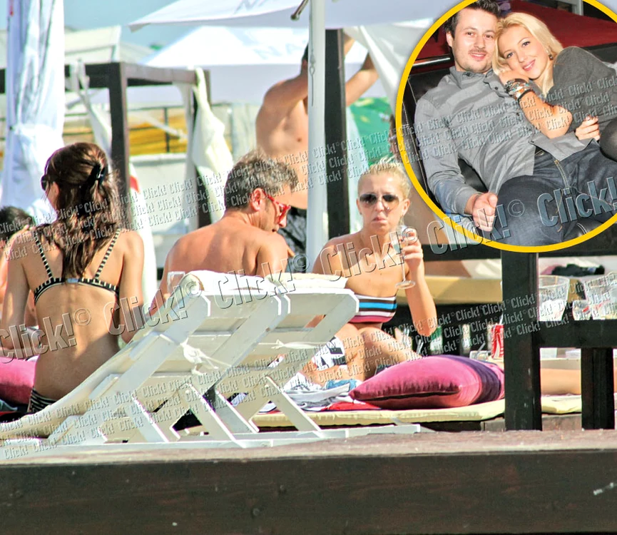 Ciprian a intentat vineri acţiunea de divorţ. În weekend, Căprioara nu a părut deloc afectată şi a băut şampanie de lux în compania lui Cătălin Botezatu