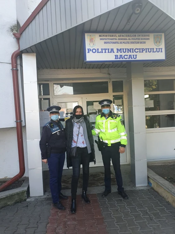 Bianca Ciobotariu a fost prinsă în scurt timp după evadare FOTO Poliţia Neamţ