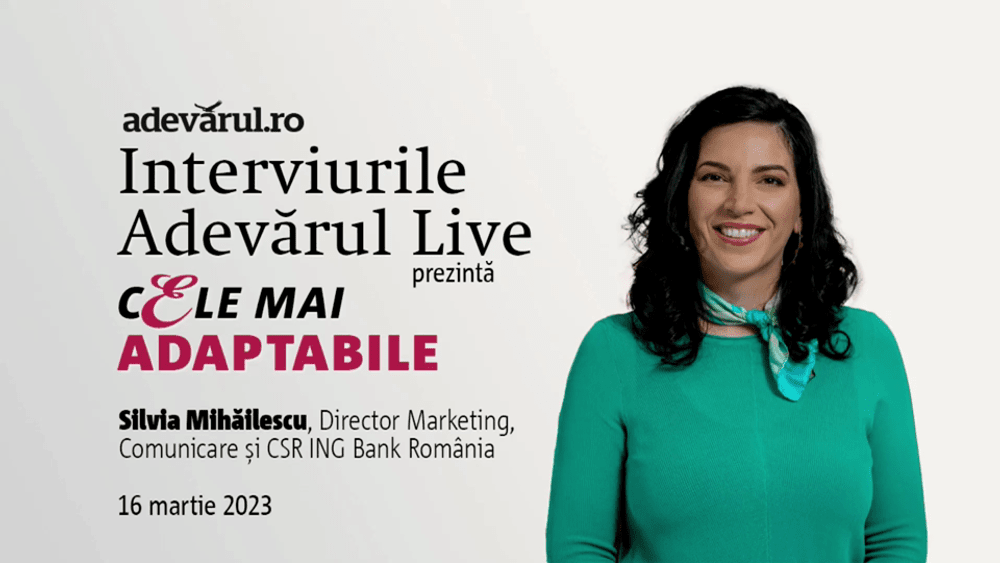 Despre feminitate în banking, cu Silvia Mihăilescu Director Marketing, Comunicare ING Bank 