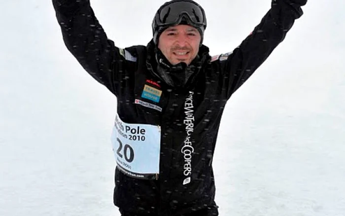 Andrei Roşu, maratonul de la Polul Nord